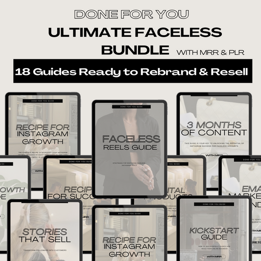 Ultimate Faceless Bundle